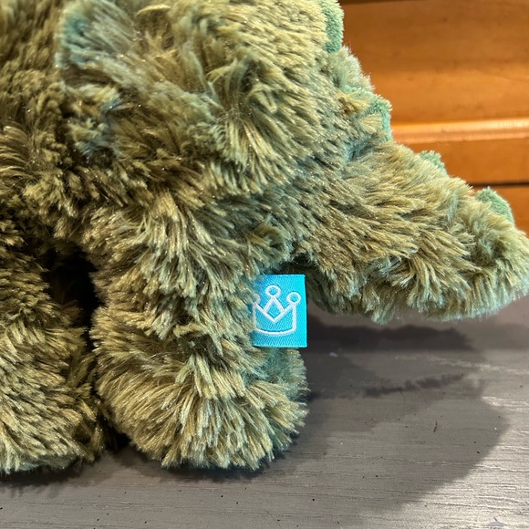 The Manhattan Toy Company Green Stegosaurus Dinosaur Plush Stuffed Animal Toy - Picture 11 of 13